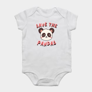 Save The Pandas Baby Bodysuit